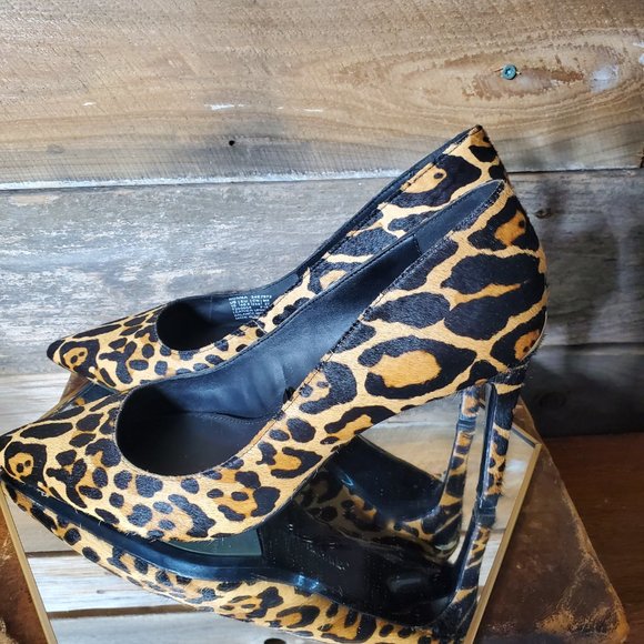 Calvin Klein Women's Leopard / Jaguar/ Cheetah Pumps - Size 10 - Picture 8 of 9